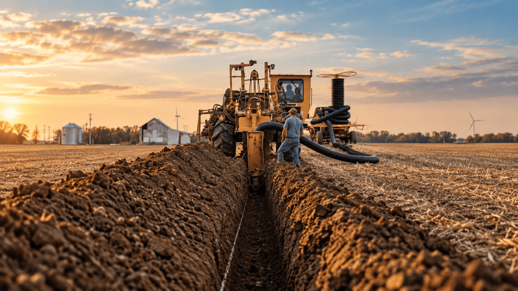 Golden hour trenching operation
